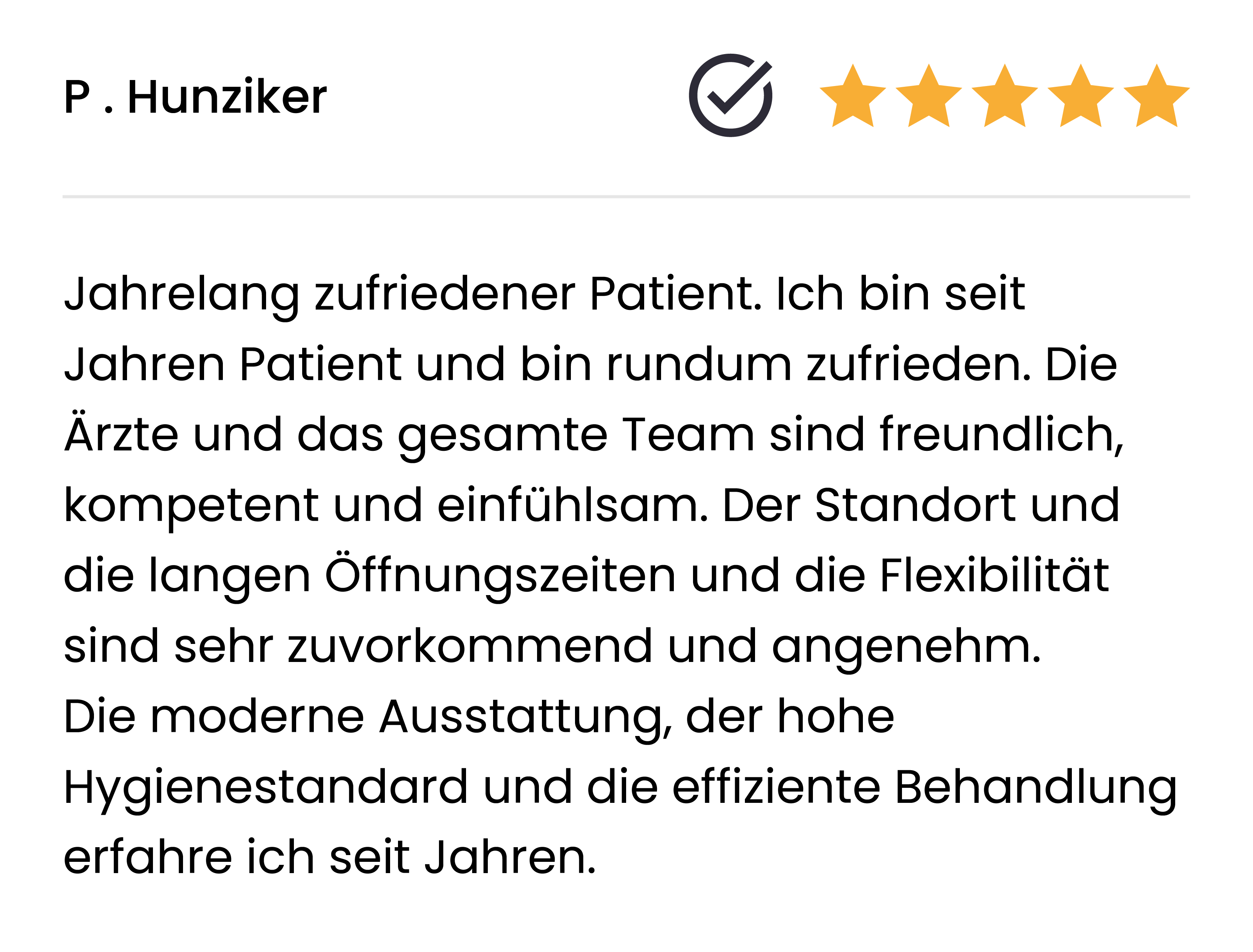 Zahnreinigung Referenz Luzern 2